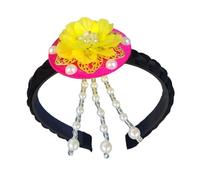 Pratica Banda Per Capelli Fiori Con Guscio Coreano Che Combina Tradizione E Accessorio Culturale Per Vari Eventi Indossano Copricapo Coreano Fatto A Mano