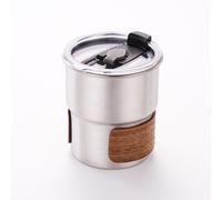 Pratica borraccia flagon riutilizzabile a prova di perdite portatile alla moda