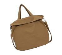 Pratica borsa a tracolla con tasche organizzative Borse a tracolla leggere Borsa casual perfetta per il lavoro Borsa messaggeri in tessuto Oxford alla moda, Marrone, One Size