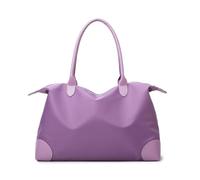 Pratica borsa da palestra resistente all'acqua per gli spostamenti quotidiani accessori da viaggio di stoccaggio spazioso interno della spalla bagagli da viaggio di lavoro, Viola chiaro