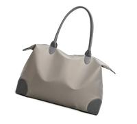 Pratica borsa da palestra resistente all'acqua per gli spostamenti quotidiani accessori da viaggio Storage spaziosa borsa a tracolla interna resistente alle intemperie borsone sportivo, Grigio chiaro