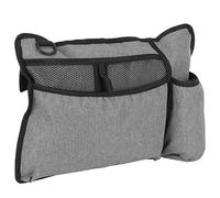 Pratica Borsa da Passeggio Resistente All'acqua con Portaoggetti Per Sedia a Rotelle E Tasche: Perfetta Per Tenere Gli Oggetti Essenziali a Portata di Mano Mentre Sei in Movimento(Grigio)