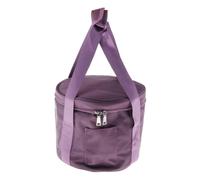 Pratica borsa imbottita per il trasporto, rotonda, viola, da 10 pollici