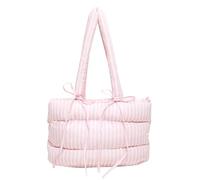 Pratica borsa in cotone con spaziosa borsa a tracolla imbottita borsa a spalla Puffer borsa ascellare adatta per varie occasioni Puffer bag piccola, A, One Size