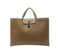 Pratica borsa per computer in PU Borsa per laptop Borsa per PC Borsa da trasporto per PC Borsa Tote Bag per laptop per uomini e donne, Marrone