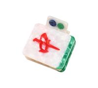 Pratica clip decorativa a tema Mahjong presa sicura accessorio alla moda per uso quotidiano appassionati della cultura creativa Mahjong morsetto clip per capelli