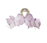 Pratica clip per capelli in acrilico con design unico a farfalla, per donne, accessorio alla moda, per la casa, l'ufficio, le feste alla moda