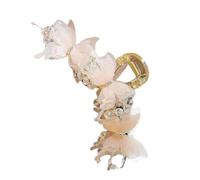 Pratica clip per capelli in acrilico con design unico a farfalla, per donne, accessorio alla moda, per la casa, l'ufficio, le feste alla moda
