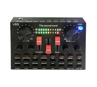 Pratica console per scheda audio, scheda audio dal , scheda effetti sonori,controller audio DJ | Scheda di cambio vocale compatta portatile per DJ Studio Stereo