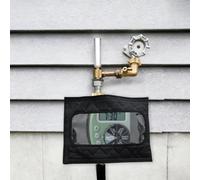 Pratica copertura per timer di irrigazione con pannello frontale trasparente per un rapido riferimento degli orari di inizio e delle durate programmati