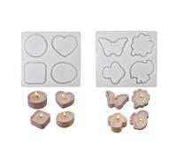 Pratica decorazione festosa dello stampo in silicone per tazza caffè per realizzare candele uniche e accenti domestici Stampo per candele in silicone per uso quotidiano e casual