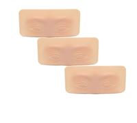 Pratica Del Tatuaggio Pelle Sopracciglio Eyeline Modello 3D Trucco Permanente Silicone Falso Microblading Forniture for Principianti E Artisti(3PCS)