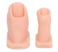 Pratica delle nail art dita dei piedi Modello Manicure Pratica delle dita dei piedi silicone Simulazione della pittura per unghie per le unghie Istituzioni di nail art per un (Number 1)