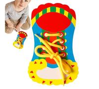 Pratica di alatura dei delle Scarpe, Giocattolo con i delle Scarpe,Giocattolo didattico per infilare i - Imparare a Legare Le per Bambini Infilare Giocattoli didattici