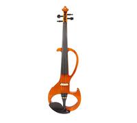 Pratica Di Performance Elettronica Professionale Strumento Musicale Muto Violino Elettroacustico In Legno Massello Ad Alte Prestazioni (Color : Yellow)