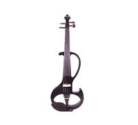 Pratica Di Performance Elettronica Professionale Strumento Musicale Muto Violino Elettroacustico In Legno Massello Ad Alte Prestazioni (Color : Bk)