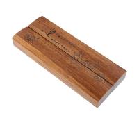 Pratica di scrittura a forma rettangolare fermacarte in legno for calligrafia da 4 pezzi for gli amanti della per Carta Mappe