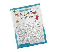 Pratica di scrittura di lettere per bambini - A4 Alphabet Tracing Workbook da 3 a 6 anni, libro di pratica di apprendimento precoce interattivo per le aule prescolare, homeschool o regali di compleann