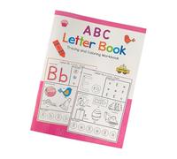 Pratica di scrittura di lettere per bambini - A4 Alphabet Tracing Workbook da 3 a 6 anni, libro di pratica di apprendimento precoce interattivo per le aule prescolare, homeschool o regali di compleann