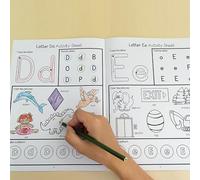 Pratica Di Scrittura Di Lettere Per Bambini - A4 Libro Di Tracciamento 'alfabeto Inglese, Libro Di Lavoro Di Apprendimento Precoce Interattivo | Lettere Tracing Per Età 3-6, Pratica Di Scrittura I