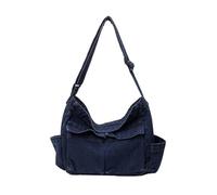 Pratica e delicata borsa a tracolla di grande capacità per uso quotidiano borsa a tracolla in nylon per lavoro o borsa a tracolla da viaggio, B, One Size