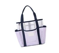 Pratica e leggera borsa da spiaggia con design accattivante scava fuori borsa adatta per la tua borsa quotidiana essenziale per attività all'aperto, Viola, One Size