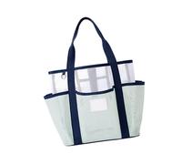 Pratica e leggera borsa da spiaggia con design accattivante scava fuori borsa adatta per la tua borsa da bagno in rete essenziale quotidiana, Verde chiaro, One Size