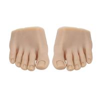 Pratica Falso Piede Modello Con Mezza Piede Design Mobile Morbido Silicone Protesico Manicure Strumento Per Unghie Art Formazione Silicone Protesi