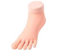 Pratica Falso Piede Modello Silicone Falso Piede Strumento Manicure Forniture Unghie Formazione Piede Modello Falso Per Il