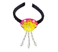 Pratica fascia per capelli coreana con fiore che combina tradizione e accessorio alla moda culturale per vari eventi da indossare per attività scolastiche