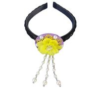 Pratica fascia per capelli coreana con fiore che combina tradizione e accessorio di moda culturale per vari eventi