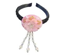 Pratica fascia per capelli coreana con fiore che combina tradizione e accessorio di moda culturale per vari eventi