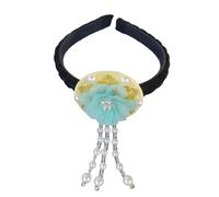 Pratica fascia per capelli coreana con fiore di conchiglia, che combina tradizione e accessorio culturale alla moda per vari eventi da indossare copricapo culturale