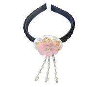 Pratica fascia per capelli coreana con fiore di conchiglia, che combina tradizione e accessorio culturale alla moda per vari eventi da indossare copricapo culturale
