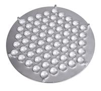 Pratica macchina per il taglio di gnocchi in alluminio, 61 cavità, macchina per ravioli manuale, strumento da cucina portatile per l'efficienza, strumento di formazione di gnocchi antiaderenti