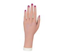 Pratica manichino mano mano femminile realistica per nail art manicure