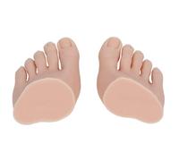 Pratica Modello Piede Falso Mezzo Design Strumento Manicure Protesica In Silicone Flessibile Per Le Unghie Addestramento Artistico Esercizio Modello