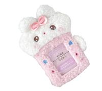 Pratica per carte di peluche coniglio alla moda per conservare foto e piccole decorazioni per carte regalo creativo organizzato