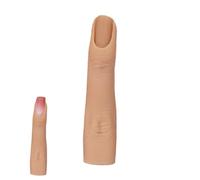 Pratica per le unghie da dita - Manicure in silicone morbido, modelli di | dòigt per lo sviluppo di abilità eń ąail Arť | Strumento di falso doîgts per le pratiche di gel acrilico, accessorio