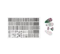 Pratica piastra per timbratura resistente alla ruggine per unghie modello artistico adatto per creare look distintivi per ogni occasione piastre floreali per stamping unghie