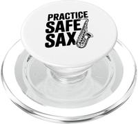 Pratica Safe Sax Divertente Musicista Umorismo PopSockets PopGrip per MagSafe