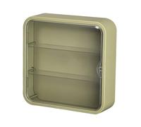 Pratica scatola per tende da esposizione e soluzione di archiviazione a parete robusta in acrilico per organizzare stanze pulite e ordinate