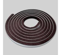 Pratica striscia di tenuta per anta della porta, progettata per elementi esterni in modo efficace (9 x 9 mm marrone)
