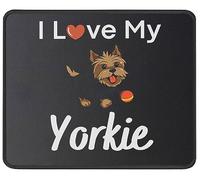 Pratica Tampone per Mouse, I Love My Yorkie Dog Tappetino per Il Mouse Lavabile Gaming Mousepad per Notebook PC Laptop