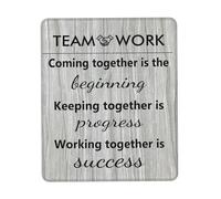 Pratica Tappetini Mouse, Teamwork Coming Together is The Beginning Motivational Tappetino per Il Mouse Superficie Liscia Gaming Mousepad per Ufficio Laptop Casa