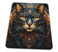 Pratica Tappetino per Il Mouse Cat Mythology Mysterious Egyptian Gold 25X30Cm, Tappetino per Mouse Antipolvere Gaming Mousepad per Pc Notebook Computer