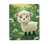 Pratica Tappetino per Il Mouse, Cute Cartoon Sheep, Ergonomico Tappeto Mouse, Gaming Mousepad, 25X30cm, Laptop, PC, Casa