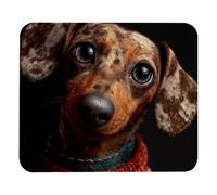 Pratica Tappetino per Il Mouse Cute Dog Dachshund Gaming Mousepad Tampone per Mouse 25x30cm per Laptop,Notebook,Casa