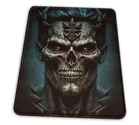 Pratica Tappetino per Il Mouse Evil Skull Satanic Dead Dark 25X30Cm, Tappeto Mouse Personalizzato Gaming Mousepad per Computer Laptop Ufficio