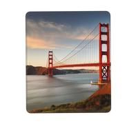 Pratica Tappetino per Il Mouse Golden Gate Bridge 25X30Cm, Tappetino Mouse Superficie Liscia Gaming Mousepad per Computer Ufficio Laptop